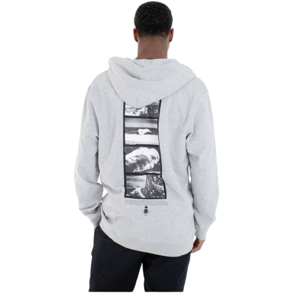 2026 Hurley Mens Nazare Zip Fleece Hoodie MFTEUN00005 - Grey Heather